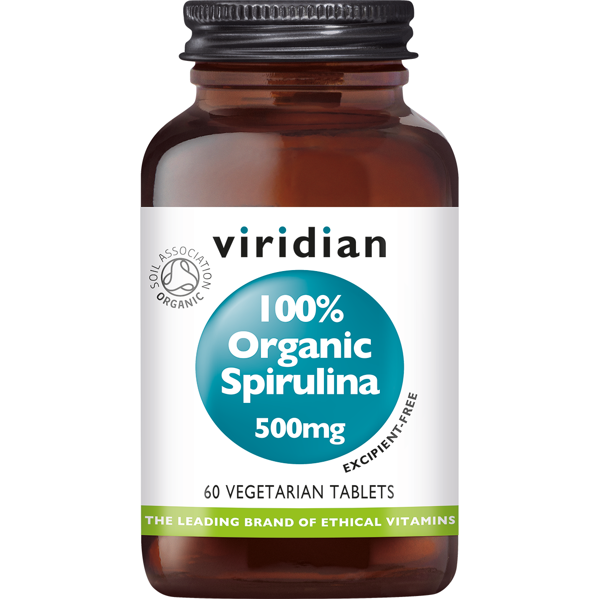 Organic Spirulina 500 mg tablets
