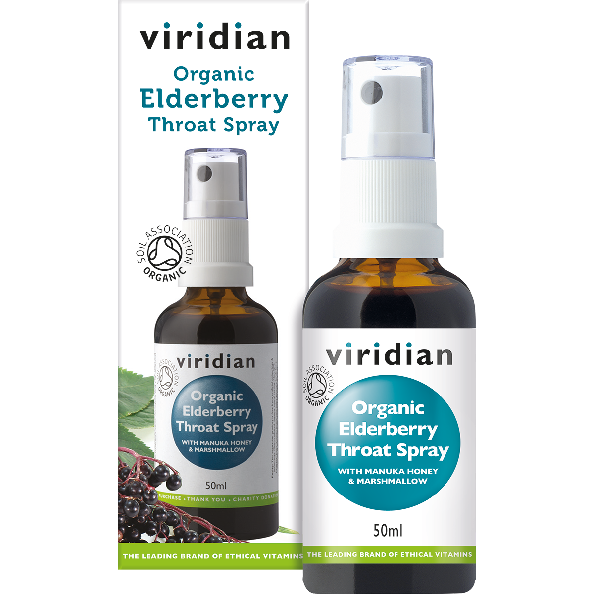 Organic Elderberry Throat Spray