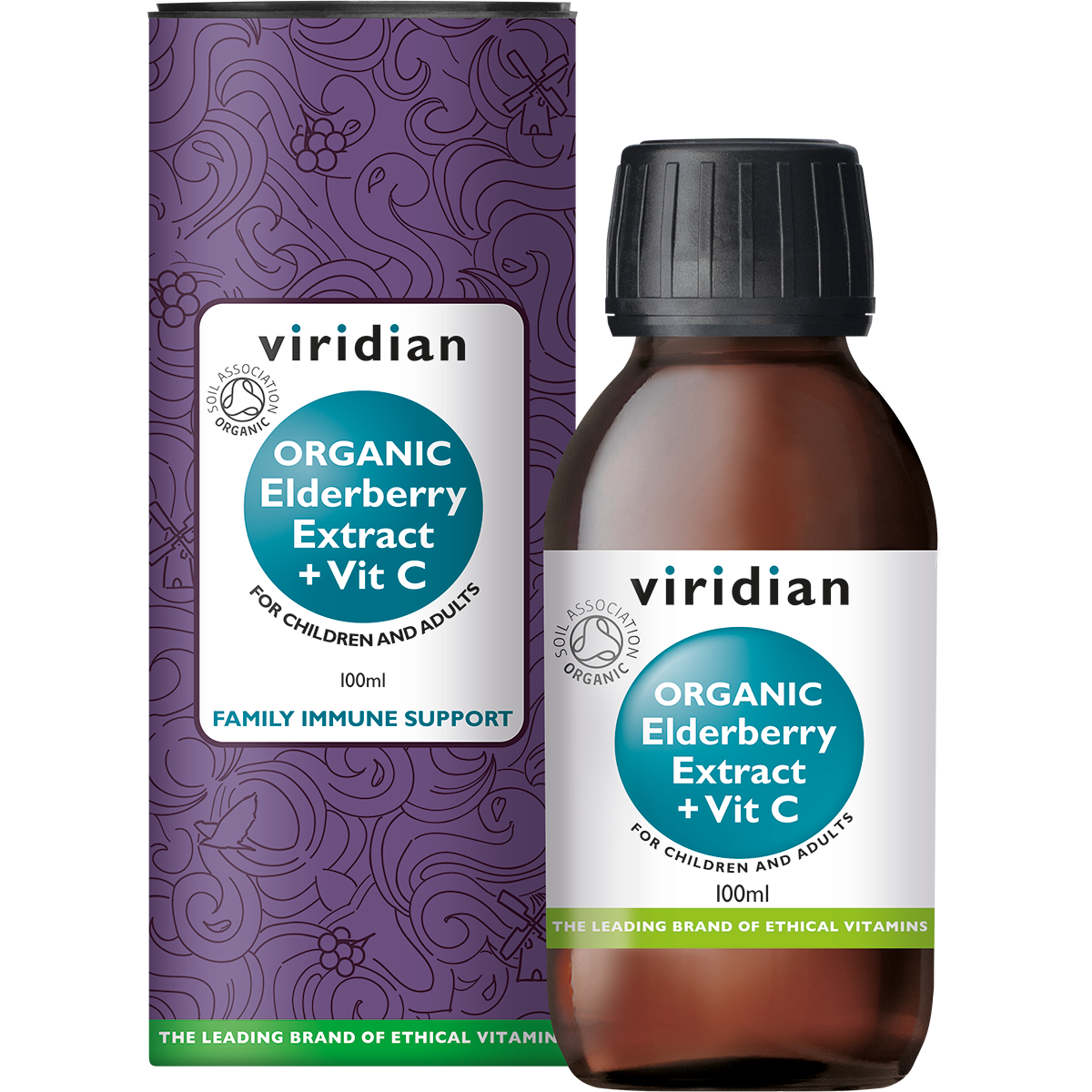 Organic Elderberry Extract with Vitamin C
